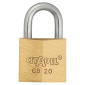 Abus Citadel hangslot 20 mm messing