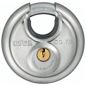 Loquet avec cadenas Abus Titalium 100/100 54TI/40, cadenas