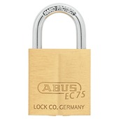Cadenas à cilindre Abus 75/30 30 mm clé réversible laiton