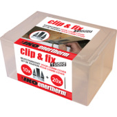 Jeu de fixation isolation Clip&Fix Iko Enertherm raccord final et vis