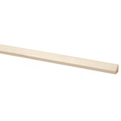 Lat grenen kwartrond 12x12 mm 270 cm