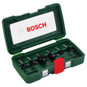 Bosch frezenset hout HM Ø8 mm 6-delig