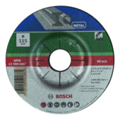 Bosch afbraamschijf gebogen 115x6 mm metaal