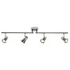 Brilliant quatrobalk Jupp LED GU10 4X3W chroom/zwart