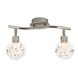 Brilliant duobalk Joya exclusief lamp 2x G9 max. 33W chroom