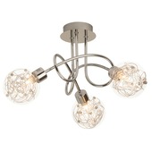 Brilliant trio spiraal Joya exclusief lamp 3x G9 max. 33W chroom