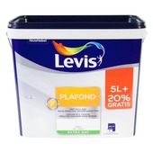 Peinture Levis Plafond extra mat 5+1 L blanc