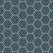 Vliesbehang Honingraad blauw 101671