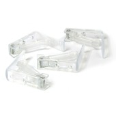 Klem transparant 4 stuks