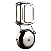 Byron bedrade mechanische deurbel 7721 chroom