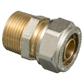 Raccord droit Levica Superpipe 3/4"M 26-3,0 mm