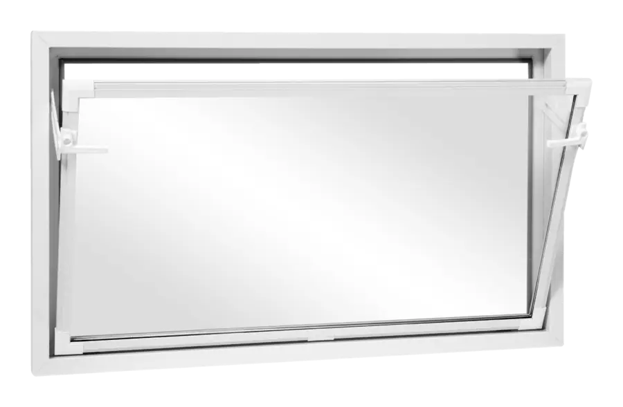 Kiepraam PVC H 60 x B 80 cm wit