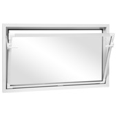 Kiepraam PVC H 100 x B 100 cm wit