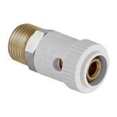 Van Marcke Push-fit koppeling recht Superpipe 3/4"M x Ø16/2