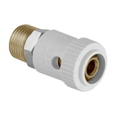 Raccord droit Superpipe Van Marcke Push-fit 1/2"Mx16-2 multipack