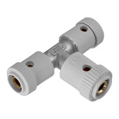 Van Marcke Push-fit verloop t-stuk Superpipe Ø16/2 x Ø20/2 x Ø16/2
