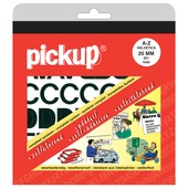 Pickup letterboekje 20 mm zwart