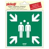 Pickup picto 10x10 verzamelplaats bij calamiteit