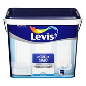 Peinture Levis Mur satin 5 L 0001 blanc