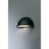 Konstsmide buitenlamp Torino flush E14 21 cm matzwart