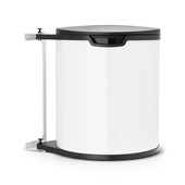 Brabantia inbouwvuilbak 15 L wit