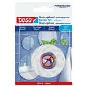 Tesa Powerbond montagetape waterproof wit 1500x19 mm