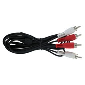 Q-link audio kabel tulp 1,5 m rood/wit