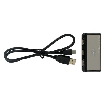 Q-link USB 2.0 hub met 4 poorten zwart