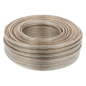 Q-link luidsprekersnoer 2x 1,5 mm² 50 m transparant