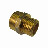 Van Marcke Push-fit verloopnippel pomp messing 4/4"M x 3/4"M