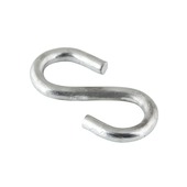 Crochet en s GAMMA zingué 4 pièces