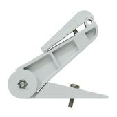 Golfplaatklem regenwaterafvoer kunststof lichtgrijs