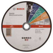 Bosch Professional doorslijpschijf recht rapido multi construction acs 46 v bf, 230 mm, 22,23 mm, 1,9 mm 1st