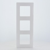 Plaque de finition triple Niloé Legrand blanc