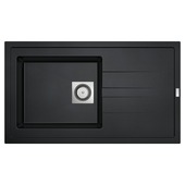 Van Marcke Molto spoeltafel 86x50 cm 1 bak zwart grafiet