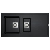 Van Marcke Molto spoeltafel 98x50 cm 1,5 bak zwart grafiet