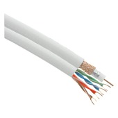 Q-link combikabel coax en UTP CAT5E 25 m wit