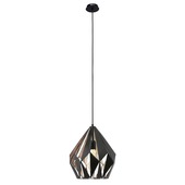 Suspension Eglo Carlton noir Ø31 cm