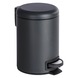 Poubelle à Pédale Métal Matteis 3L Noir - Paris Prix - Pour Salle De Bain Ou Bureau - 6