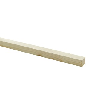 Steigerhoutlat ruw vuren 30x30 mm 250 cm