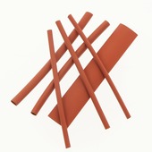 Profile krimpkous rood 6 stuks