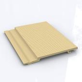 Clin de bardage vertical Durasid camel 500x16,7 cm 4 pièces 3,33m²