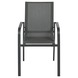 Chaise empilable Valencia anthracite