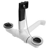 Bonde pour évier avec trop-plein double Franke 6/4"