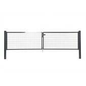 Giardino dubbele tuinpoort Napoli RAL 7016 antraciet 170 x 300 cm (2 x 150 cm)