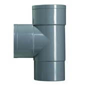 Martens t-stuk 90 graden verjongd 80mm grijs