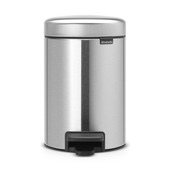 Poubelle à pédale 3 L Brabantia NewIcon matt steel