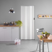 Porte accordéon Una Grosfillex PVC 205x84 cm blanc