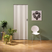 Porte accordéon Spacy Grosfillex PVC 205x84 cm blanc