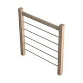 Garde-corps type G en bois et aluminium Provence 100 cm